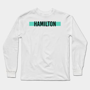 Lewis Hamilton Driver Name - 2022 Season #4 Long Sleeve T-Shirt